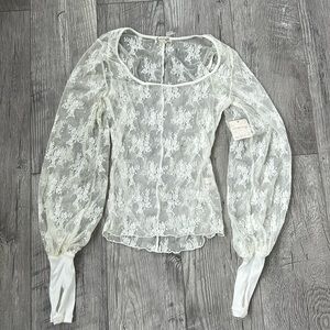 Free people lace top